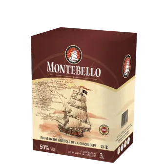 Montebello - Rhum Agricole Ambré Bib 3 Litres