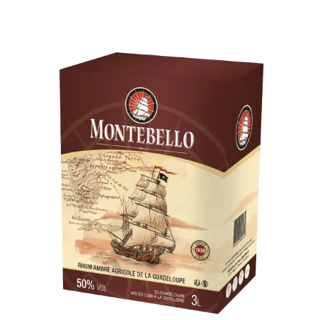 Montebello - Rhum Agricole Ambré Bib 3 Litres