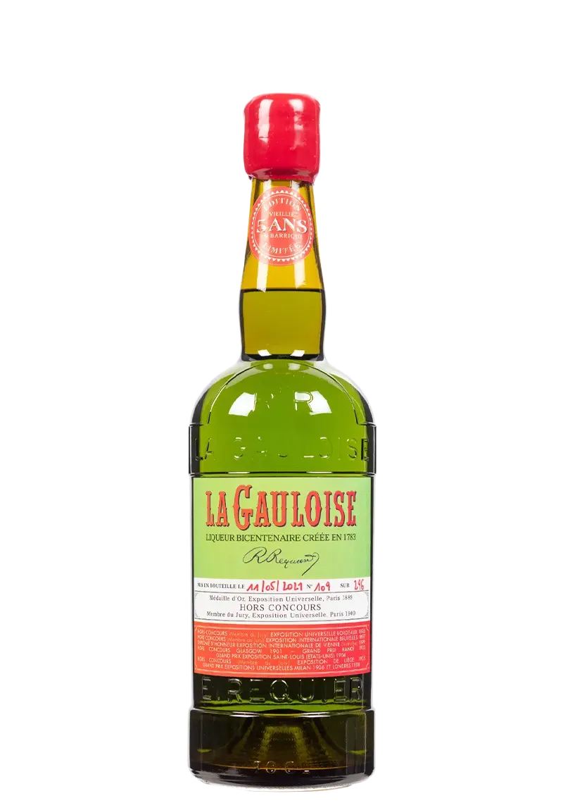 Liqueur La Gauloise Verte 5 ans 46% - Élégance et Tradition