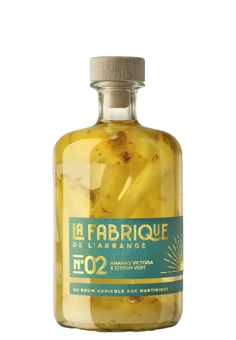 Rhum Arrangé Ananas Citron Vert N°2 32%