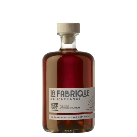 Rhum Arrangé Black Spicy Thé Noir Vanille Bourbon 39%