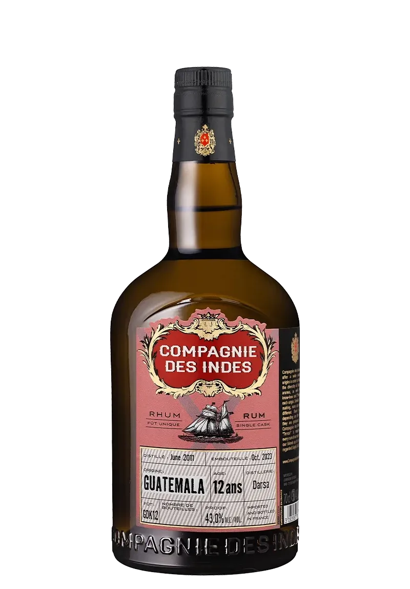 Compagnie des Indes - Rhum Vieux Guatemala 12 ans