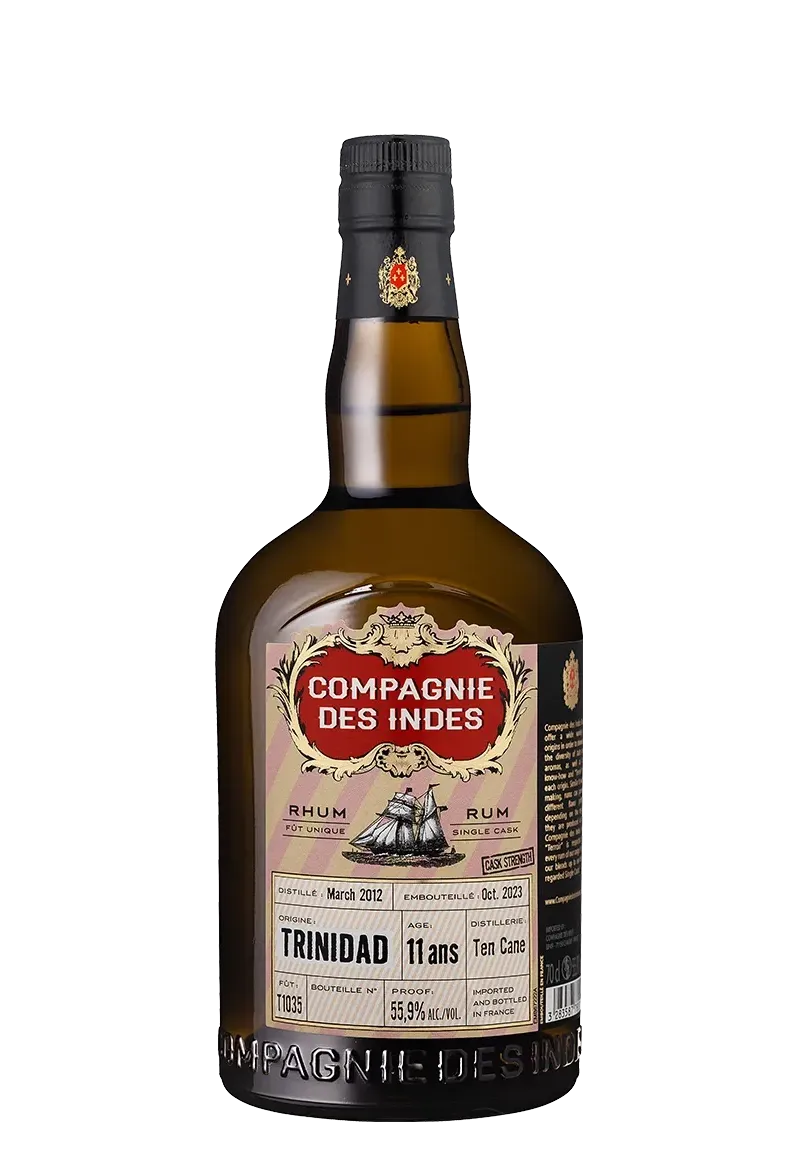 Rhum Trinidad Ten Cane 11 ans Brut de Fût 55.9%