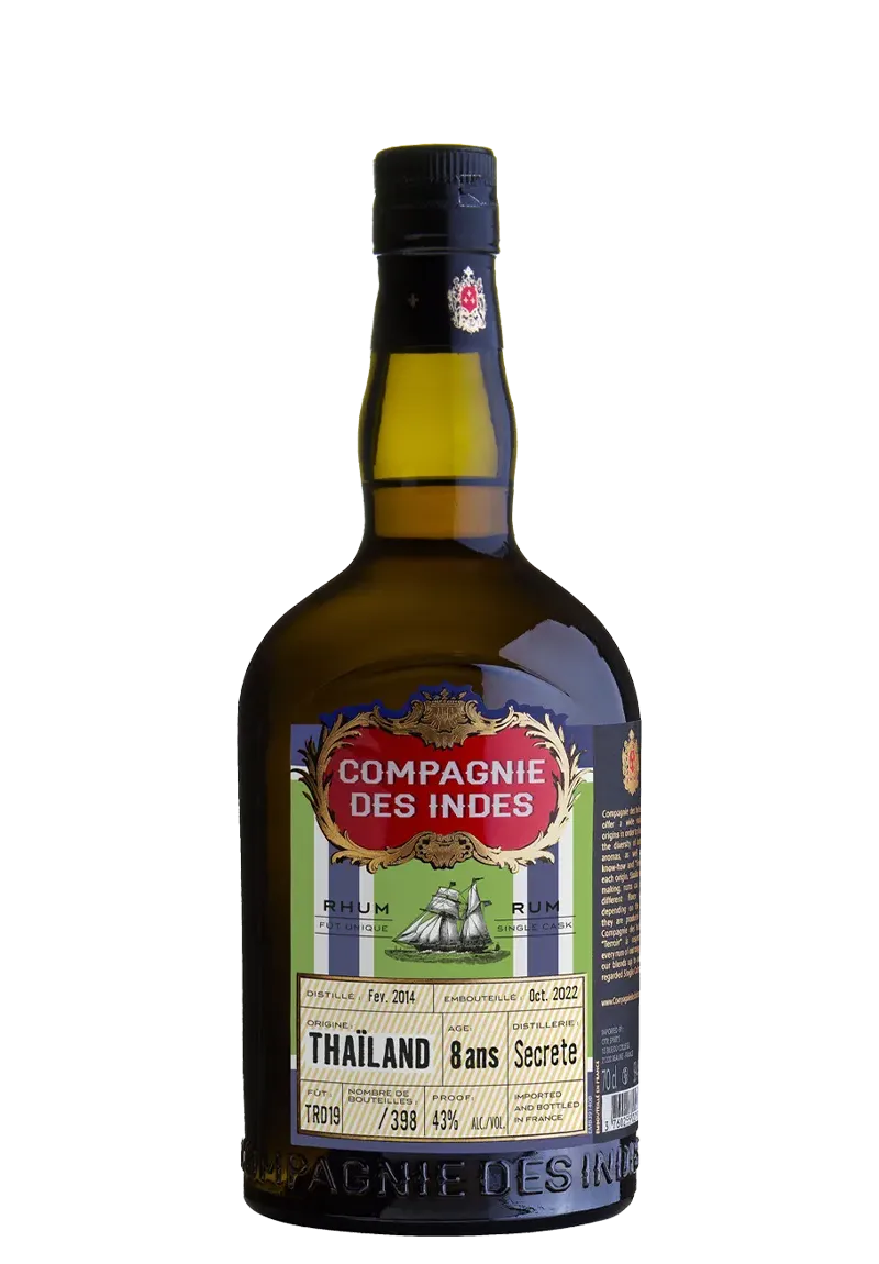 Rhum Thailand 8 ans Secrète 43%