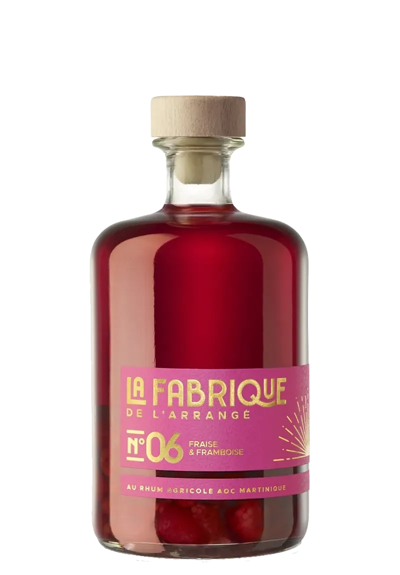 Rhum arrangé Fraise Framboise n°6 à 32% de Tricoche