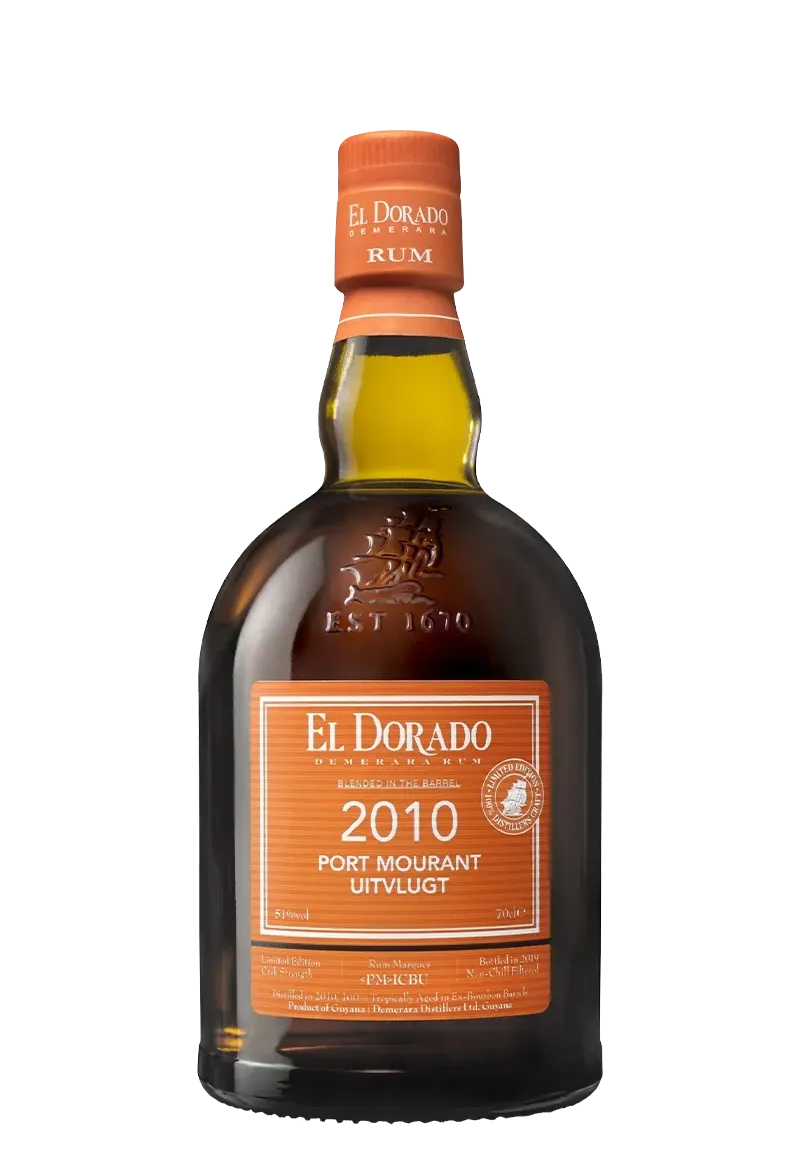 Rhum Port Mourant Uitvlugt Orange 2010 Edition Limitée 51%