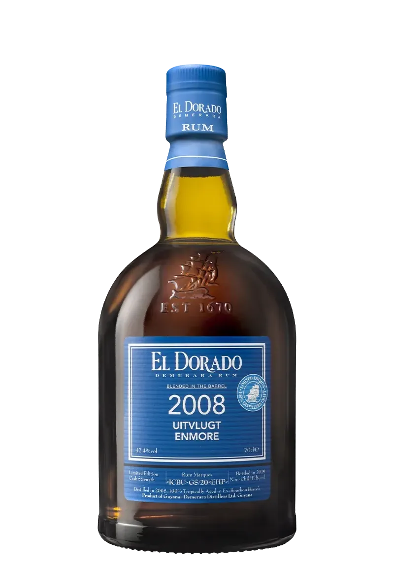 Rhum Uitvlugt Enmore Bleu 2008 Edition Limitée 47.8%