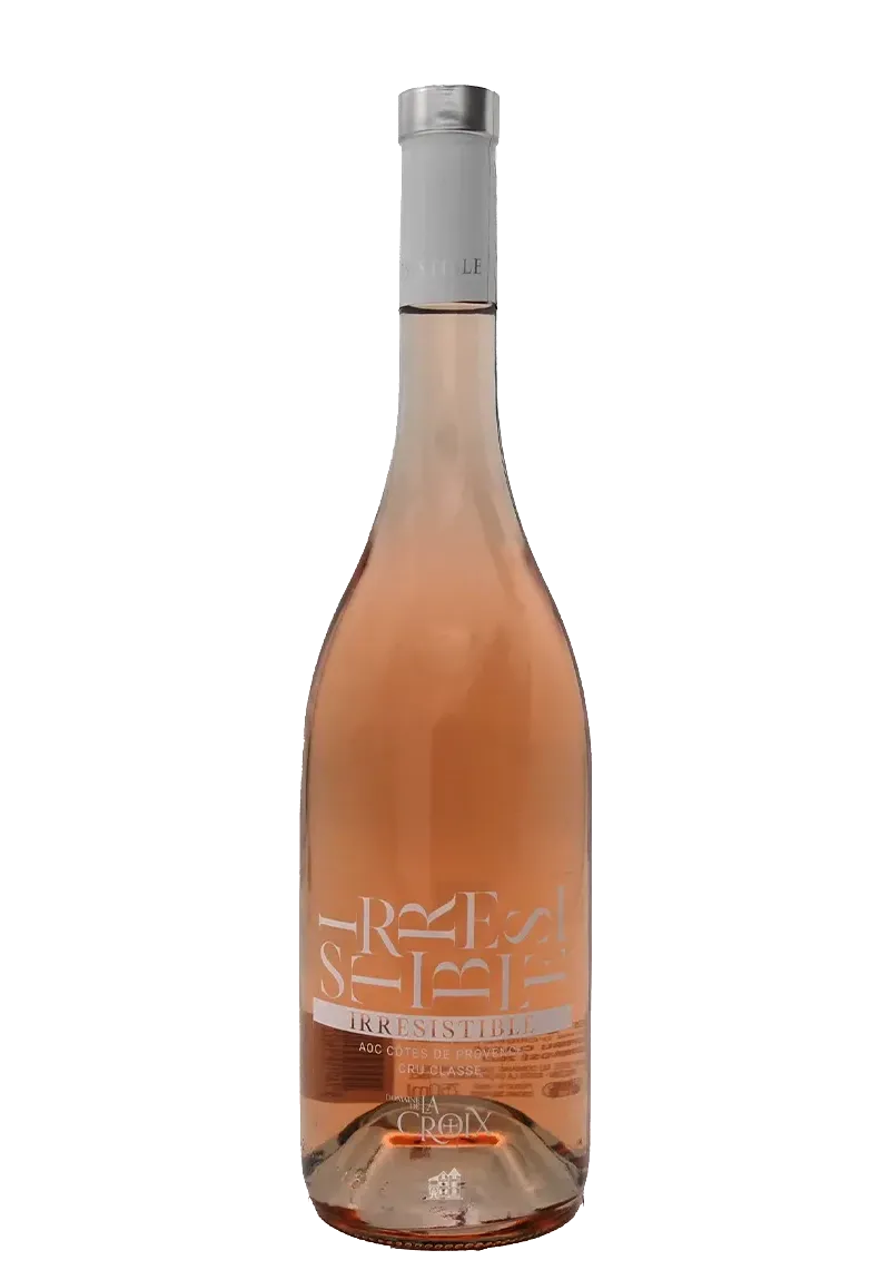 Vin Rosé IRRÉSISTIBLE Côtes de Provence 2023 du Domaine de la Croix