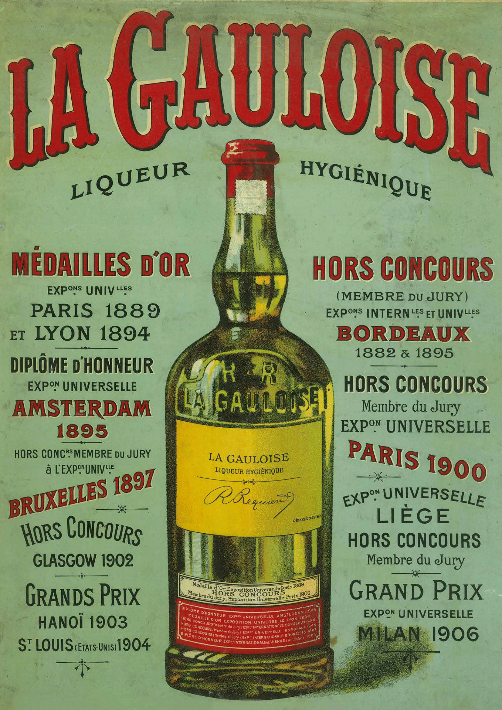 Affiche La Gauloise